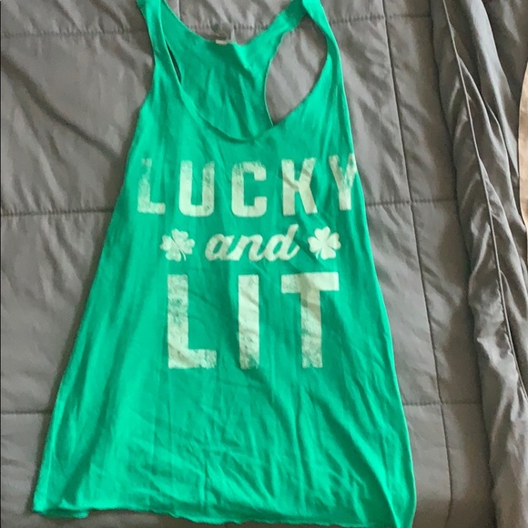 Lucky & Lit Racerback Tank - Picture 1 of 2